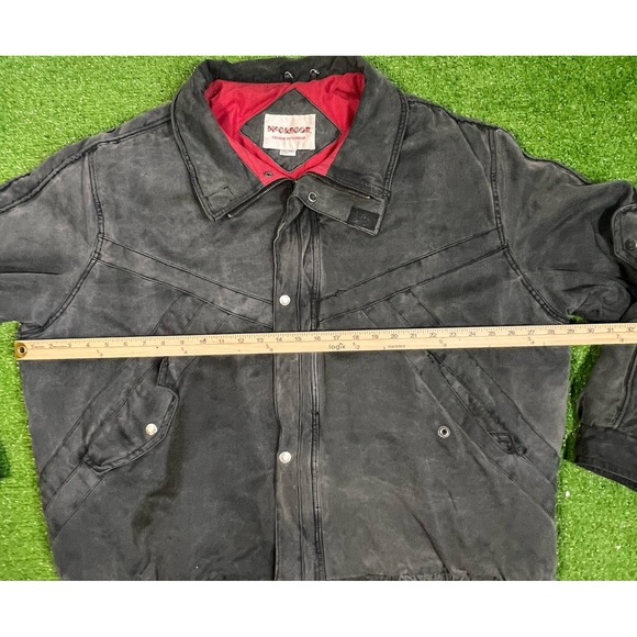Vintage Mcregor Jacket 2XL Work Jacket Faded Black Grey Chore Coat XXL Y2K - Picture 5 of 8